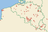 Distribution map of Verrucaria muralis Ach.  by Paul Diederich