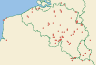 Distribution map of Verrucaria viridula (Schrad.) Ach.  by Paul Diederich