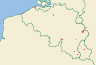 Distribution map of Vulpicida pinastri (Scop.) J.-E. Mattson & M. J. Lai  by Paul Diederich