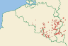 Distribution map of Xanthoparmelia conspersa (Ach.) Hale  by Paul Diederich